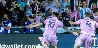 Messi in rete all'esordio con la maglia dell'Inter Miami