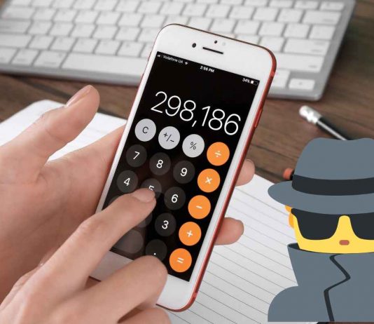 calcolatrice app spia