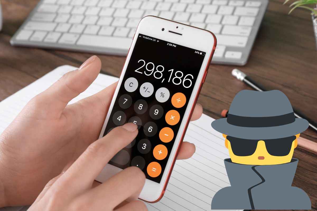 calcolatrice app spia